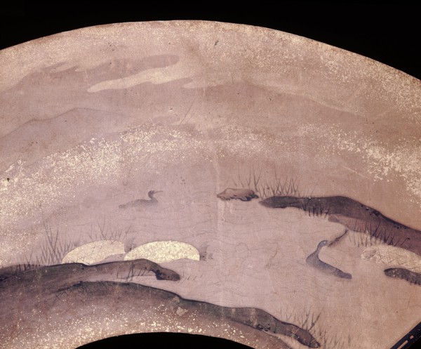 Tosa style fan (detail)
