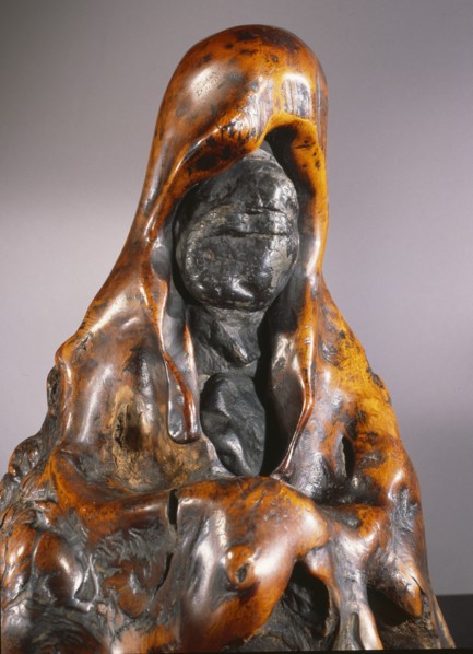 A decorative ornament okimono of Kannon, a type of Bodhisattva