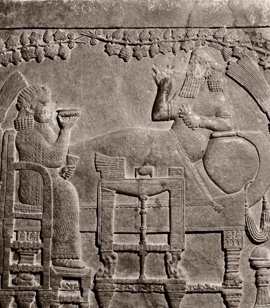 A relief from the Palace of Ashurbanipal