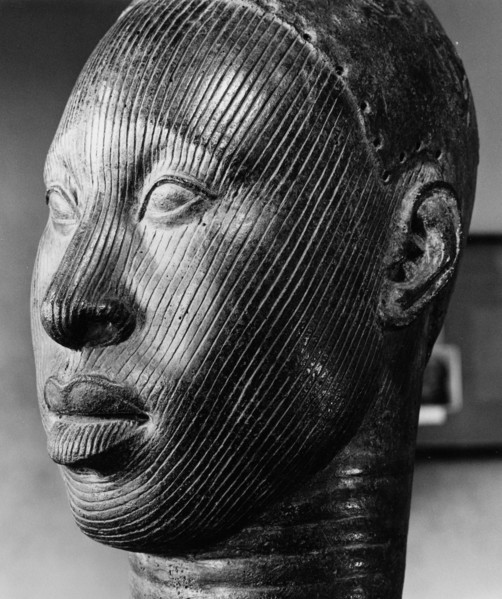 Ife brass head