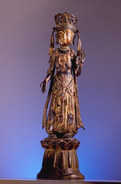 Statue of Bodhisattva Maitreya, the Buddha of the Future