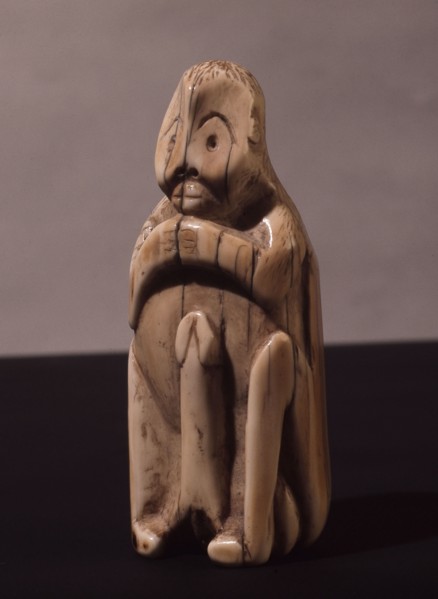 Hermaphrodite ivory figure of unknown use
