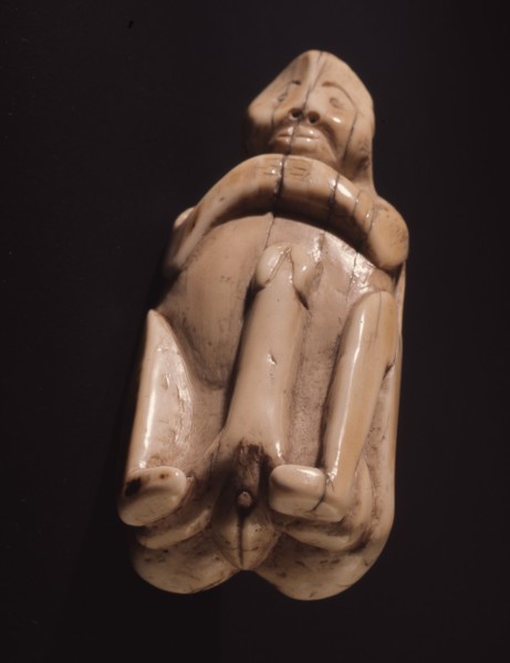 Hermaphrodite ivory figure of unknown use