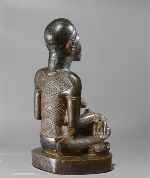 Mother and child carving (phemba) honouring female reproductive power, an idealised image of womens role, and by implication of the growth and wealth of the kingdom