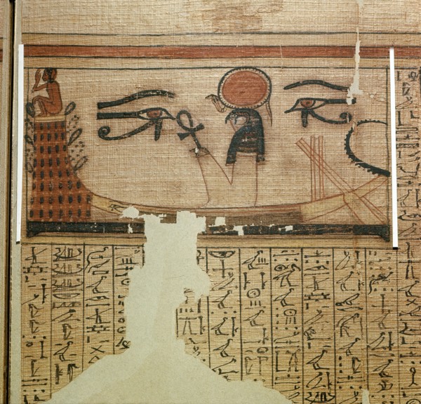 A vignette from the Book of the Dead of Neferrenpet