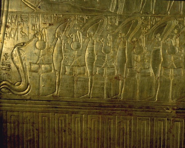 Details from Tutankhamuns shrine in the form of the second sactuary of the South (Per Wer)