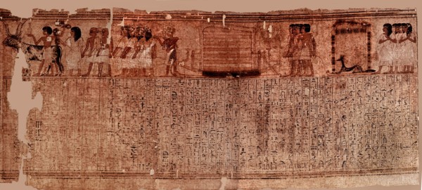 A vignette from the Book of the Dead of Kenna showing the funeral procession