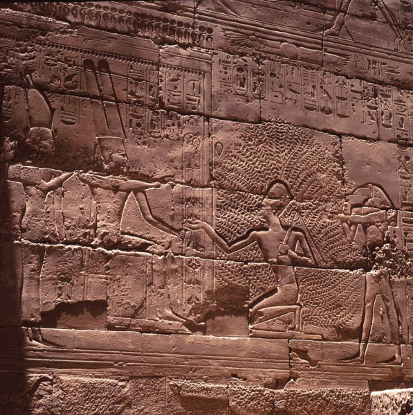 Relief from the Great Hypostyle hall, South wall, east side