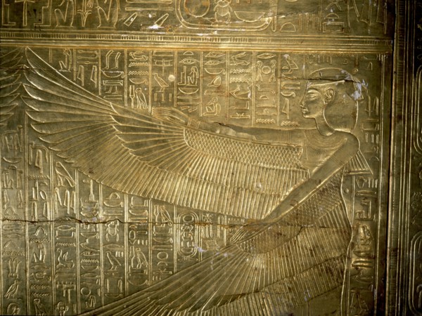 A detail of the second largest shrine of Tutankhamun
