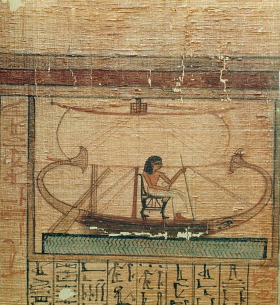 A vignette from the Book of the Dead of Neferrenpet