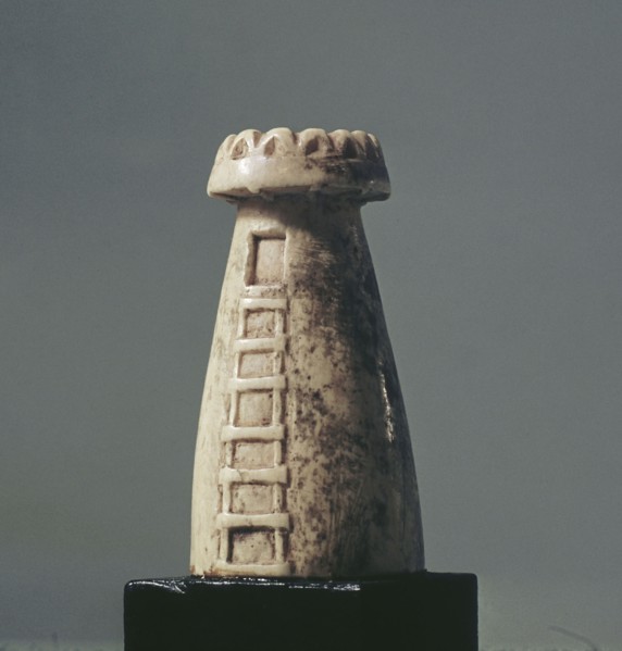 Tower shaped piece from a board game