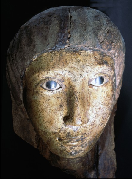 Head from a coffin of an aristocratic male