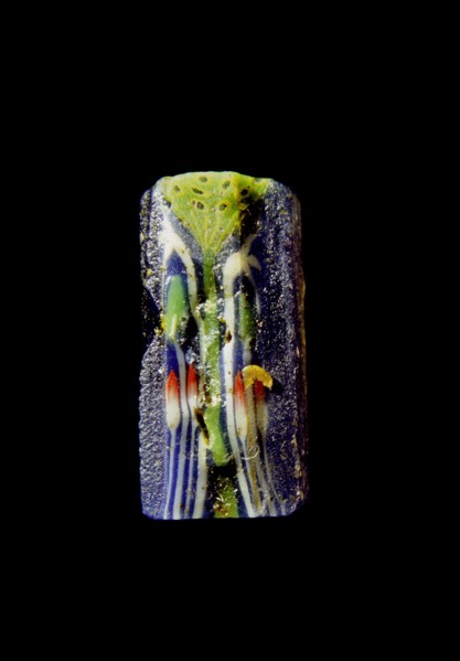 Glass floral fragment