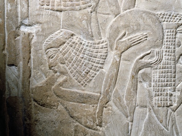 Relief from a private tomb at Saqqara, reused in the Serapeum