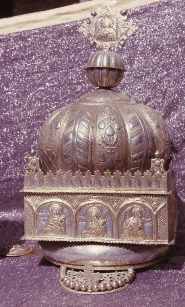 Votive crown from the treasury of the Cathedral of Our Lady of Sion at Axum