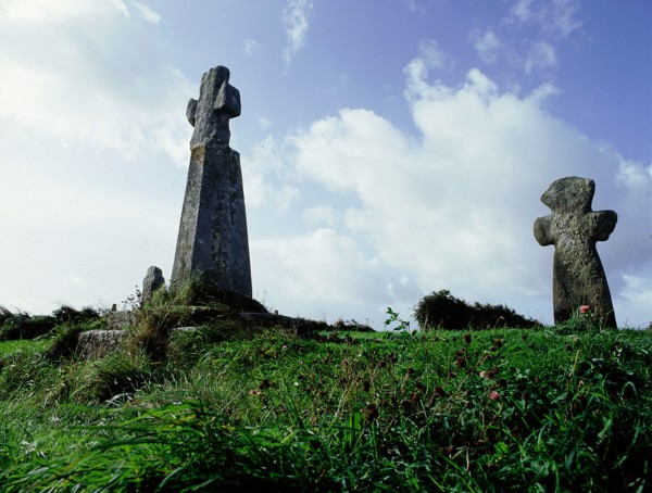 Croas Men monument at Lampaul Plondalmezeau, Finistere