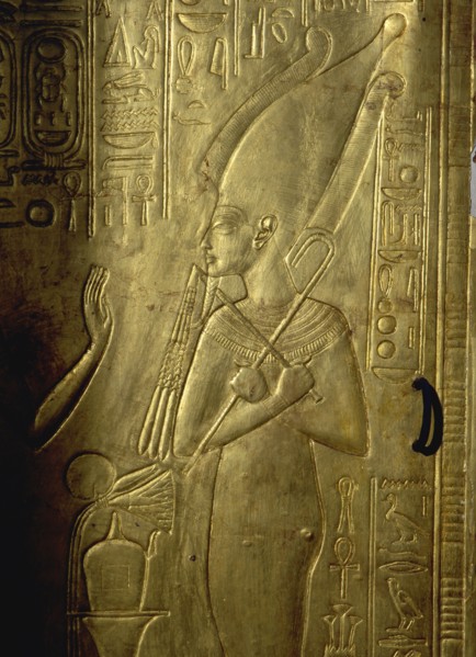 Detail of the second largest shrine of Tutankhamun