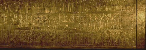 Detail of the second largest shrine of Tutankhamun