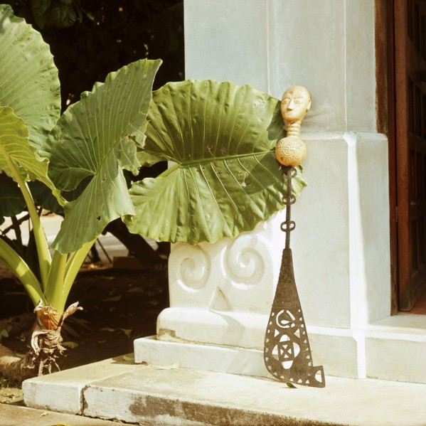 A ceremonial sword used by the Ashanti kings messenger