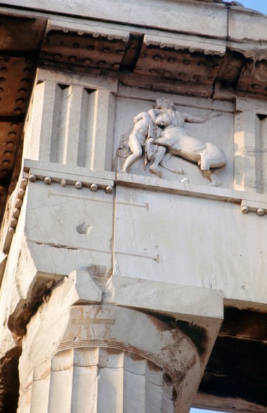 Detail of the Parthenon metope   fighting centaur