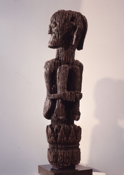 A male figure rising from a tree