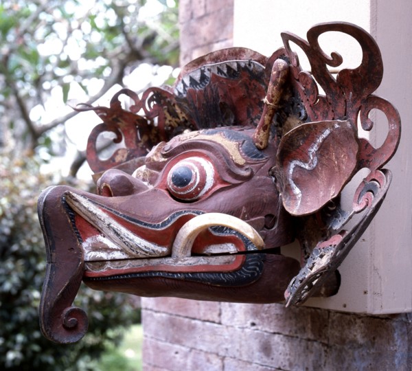 Barong Gajah, an elephants head variant of the Barong dance mask