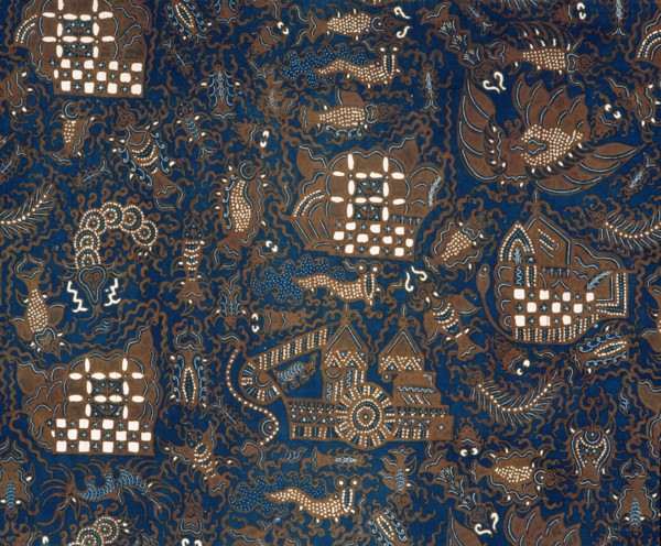 Detail of a batik kain