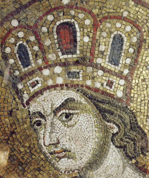 A detail of mosaic in the Basilica of San Marco, Venice