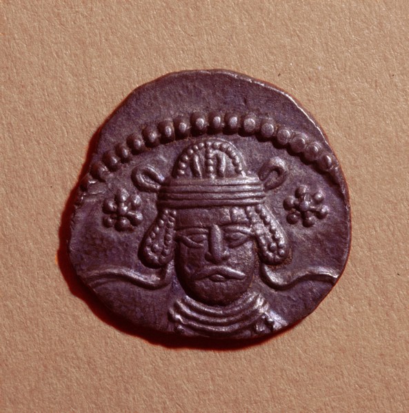 Coin of a Parthian monarch, probably Vonones II, king of Media (AD 51 2) and father of Vologases I