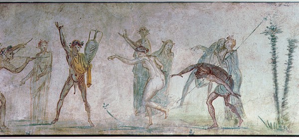Fresco from the Villa Doria, Pamphilli, showing a Bacchanalian dance