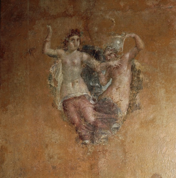 Painting: Bacchic scene