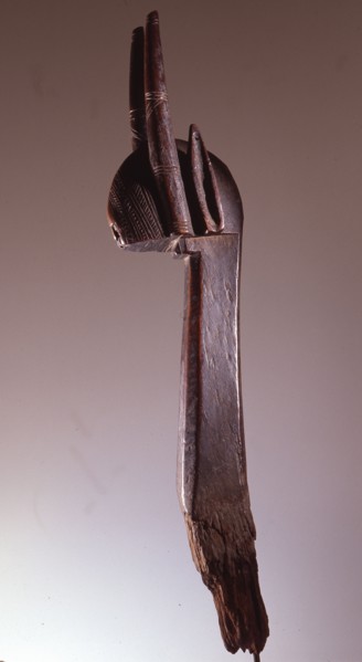 Chi Wara, depict a mythical antelope who taught men to hoe