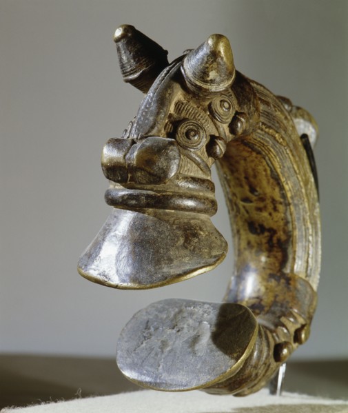 A Sorko brass anklet