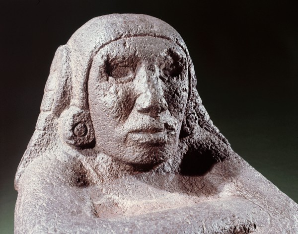Seated figure of Xochipilli, the Aztec god of music and dance