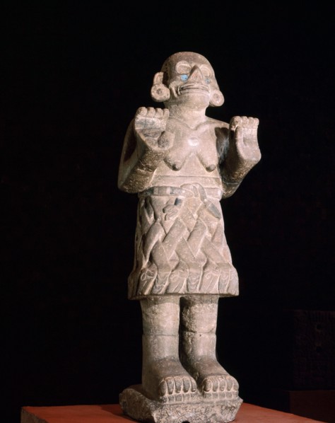 Coatlicue, mother of The Lord of the Universe, goddess of the earth, and of life and death