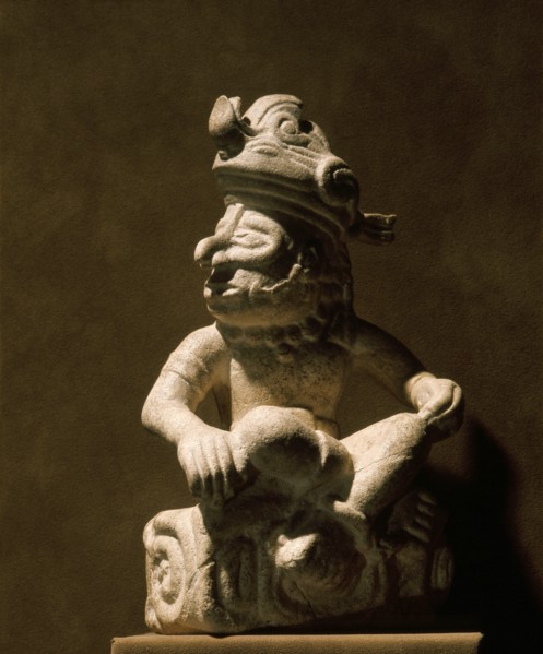 Seated figure
