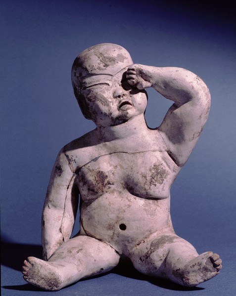 Figure of a crying baby