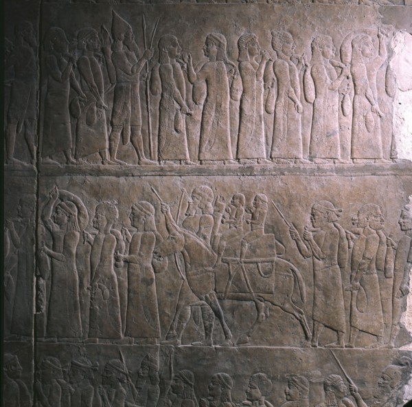 Surrender of the Elamite city of Hamanu to Ashurbanipal