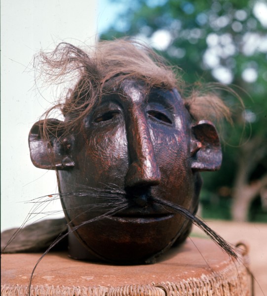 Mask used in dances accompanying male circumcision rites