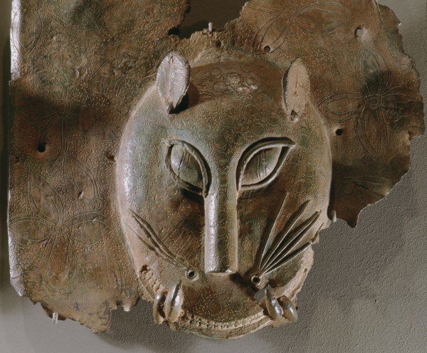 A plaque which decorated the palace of the Obas of Benin