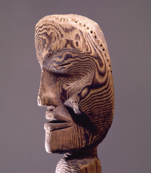 Grave effigy, possibly intended as a portrait of the deceased