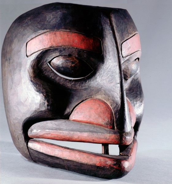 Mask with moveable eyes