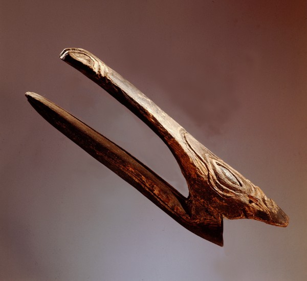 Mask representing the killer whale and beaver totems