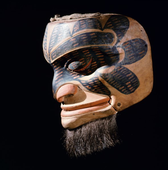 Mask used in the Naxnox dance series which involved the dramatisation of a name