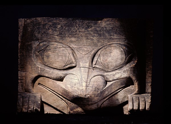 The central portion of a coffin