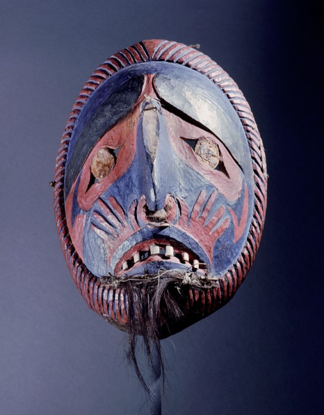 Mask used in the Hamatsa dance of the Kwakiutl Cannibal dance series