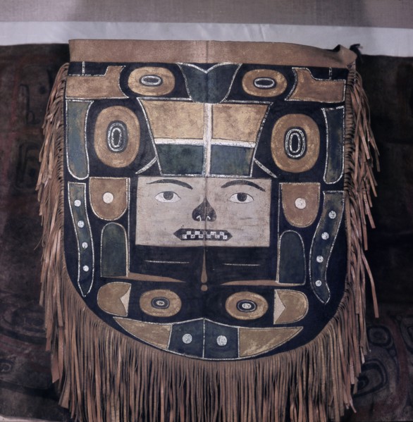 Shamanss fringed apron
