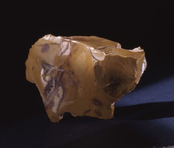 Jasper flint, may have been modified to suggest the form of a bird