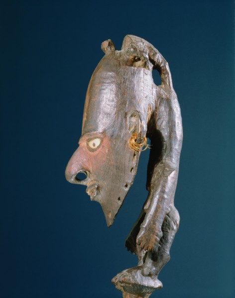Figural stopper from a flute