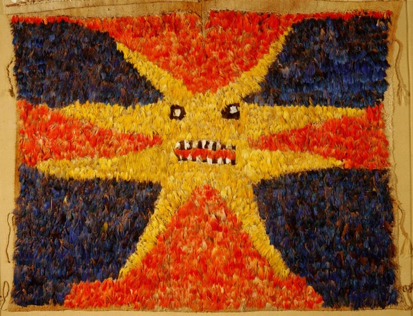A featherwork tabard from the Nazca/Huari transitional period
